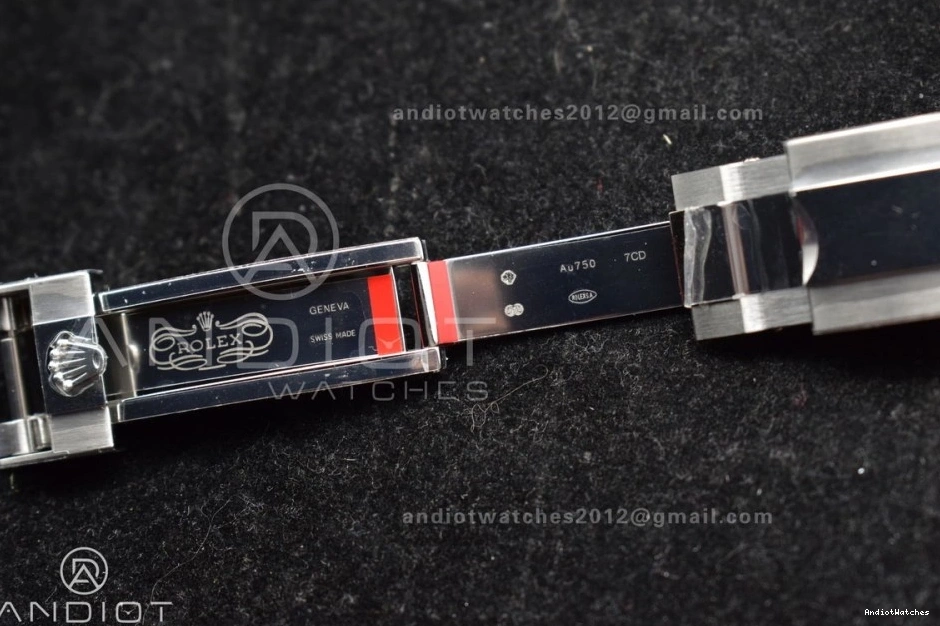 Strap FlexibleFit on Best DD Daytona VSF flex Oyster 904L Dial Steel 116519 Edition Gray 1:1 775 1021